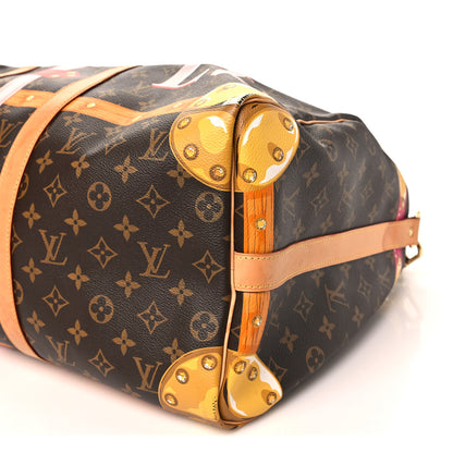 Louis Vuitton Monogram Summer Trunks Keepall Bandouliere 50 8 of 11