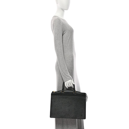 Louis Vuitton Epi Riviera Black 2 of 10