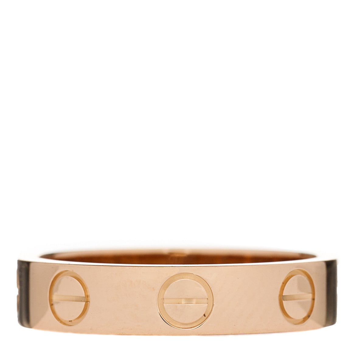 Cartier 18K Pink Gold 3.5mm LOVE Wedding Band Ring 46 3.75 2 of 3