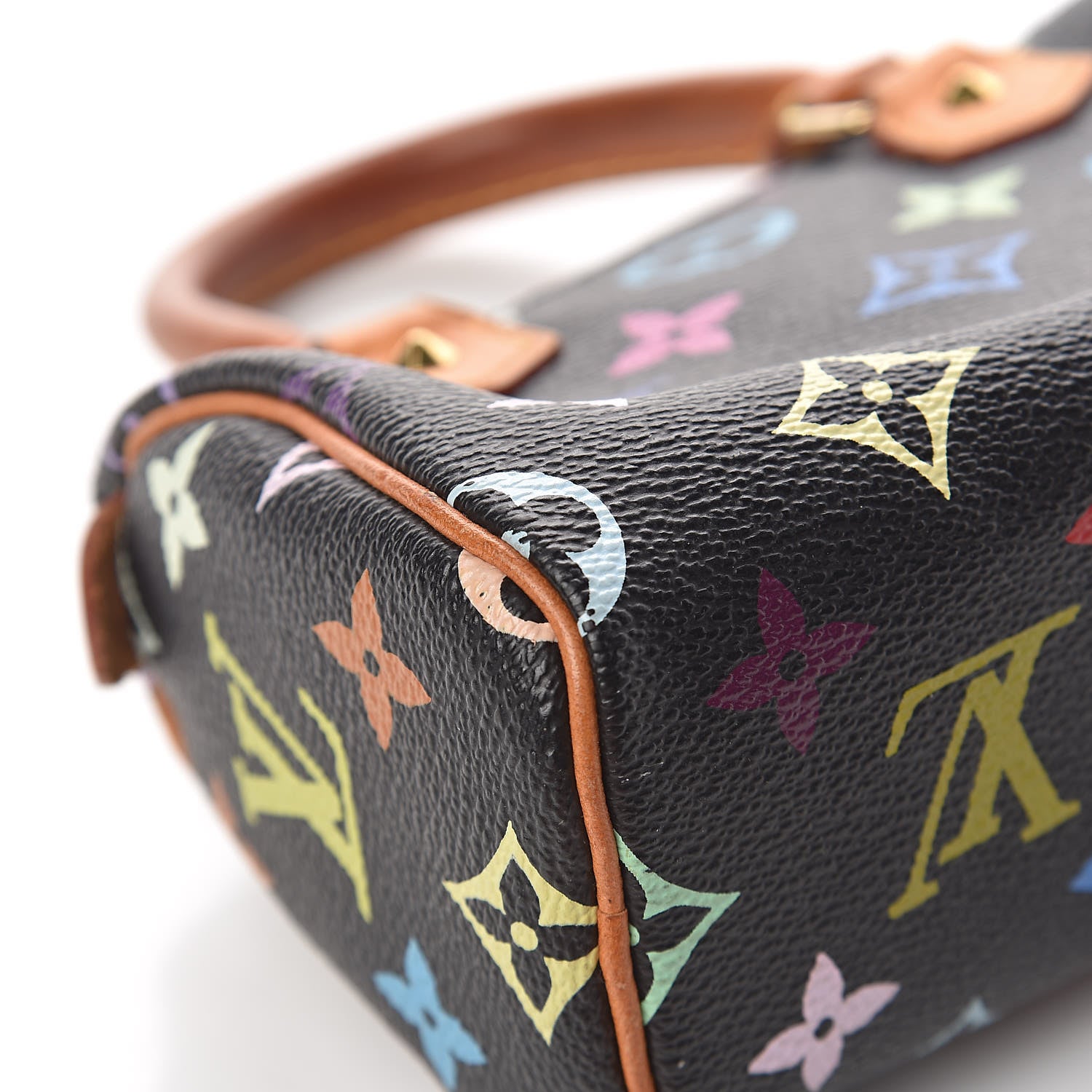 Louis Vuitton Monogram Multicolor Mini Sac HL Speedy Black 14 of 15