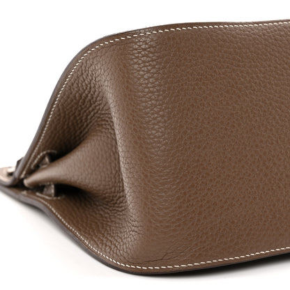 Hermes Taurillon Clemence Jypsiere 28 Etoupe 9 of 10