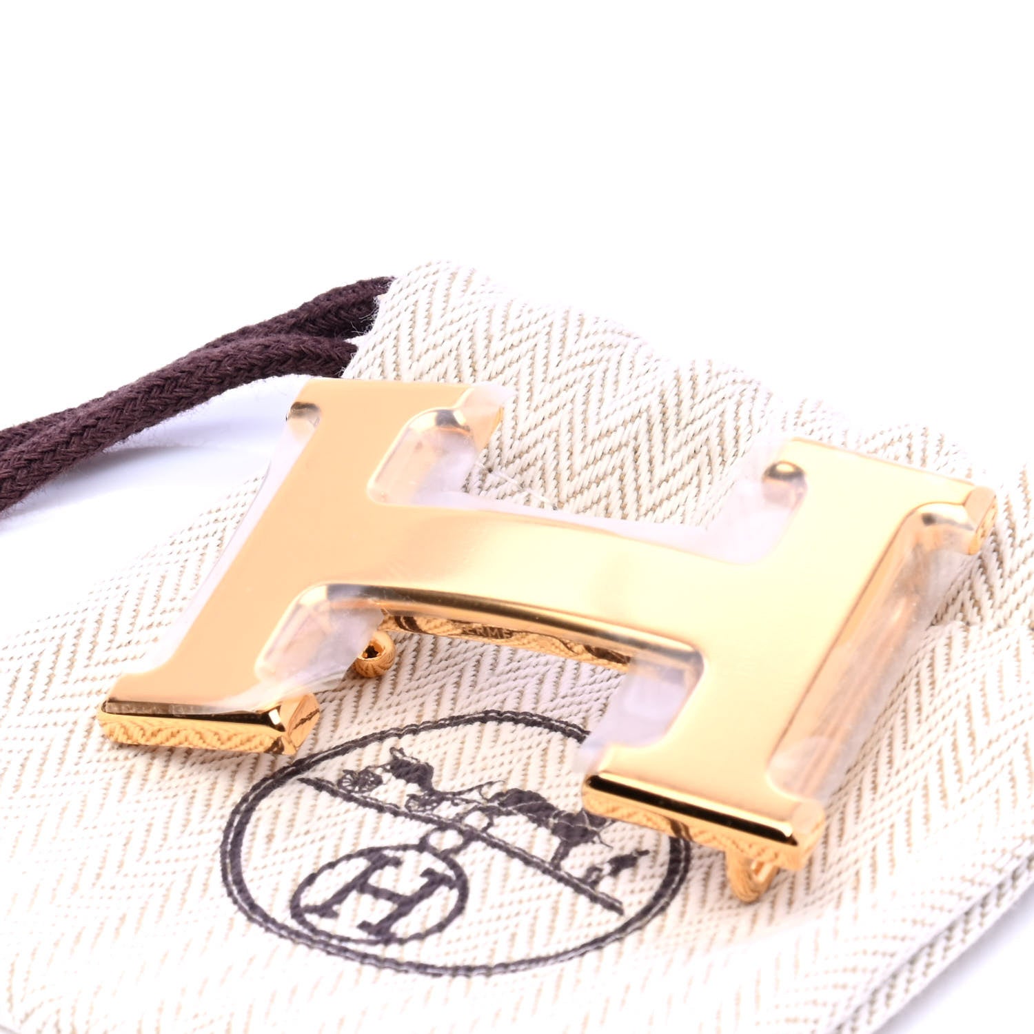 Hermes Polished 32mm H Belt Buckle Gold 5 of 5