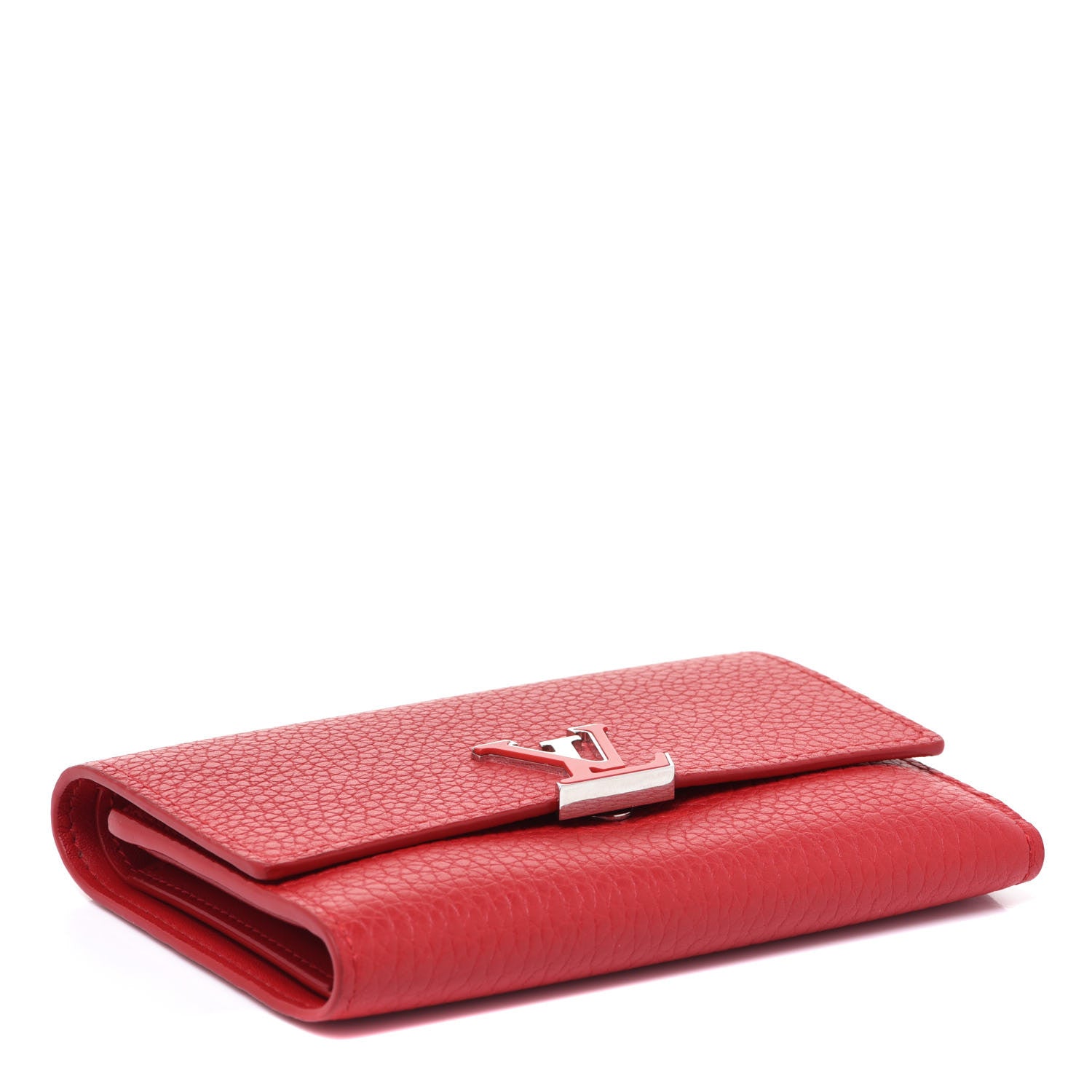 Louis Vuitton Taurillon Capucines Compact Wallet Rubis 4 of 6