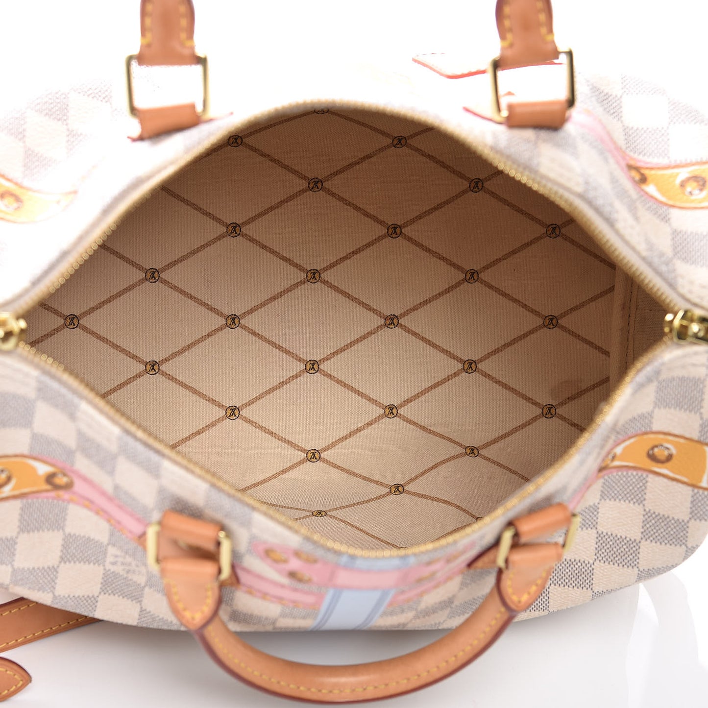 Damier Azur Summer Trunks Speedy Bandouliere 30
