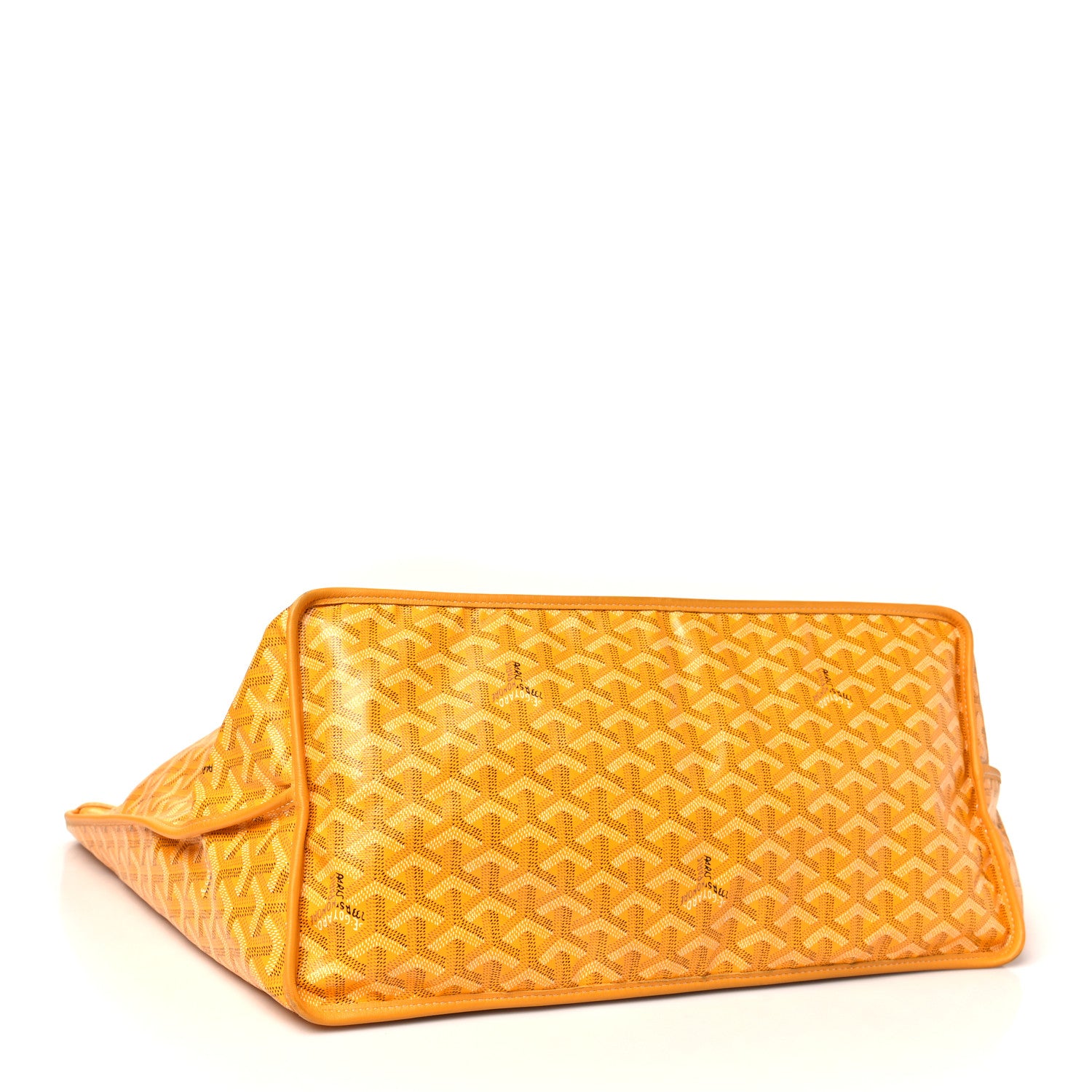 Goyard Goyardine Reversible Anjou GM Yellow 7 of 18