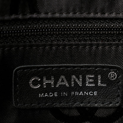 Chanel Calfskin Quilted Large Cambon Tote Beige Black 6 of 13