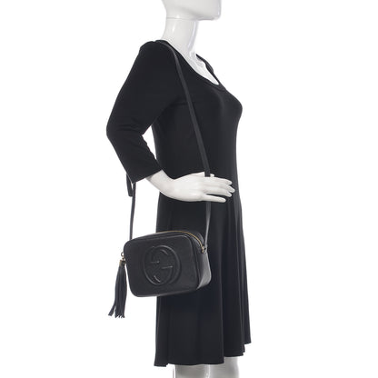 Gucci Pebbled Calfskin Small Soho Disco Bag Black 2 of 10