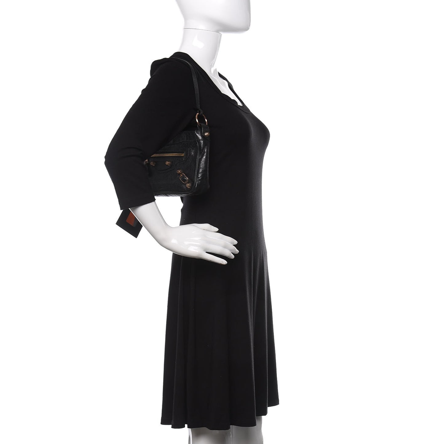 Agneau Giant 12 Rose Gold Hardware Hip Pochette Black