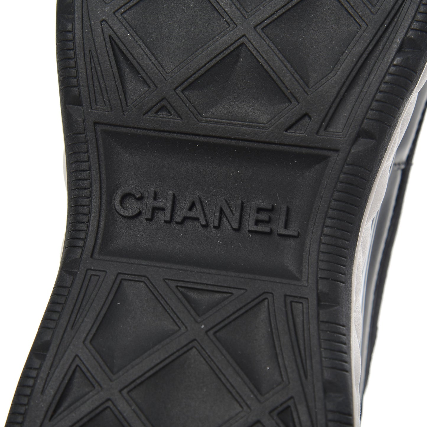 Velvet Calfskin Mixed Fibers CC Sneakers 35 Black