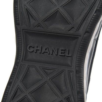 Chanel Velvet Calfskin Mixed Fibers CC Sneakers 35 Black 7 of 11
