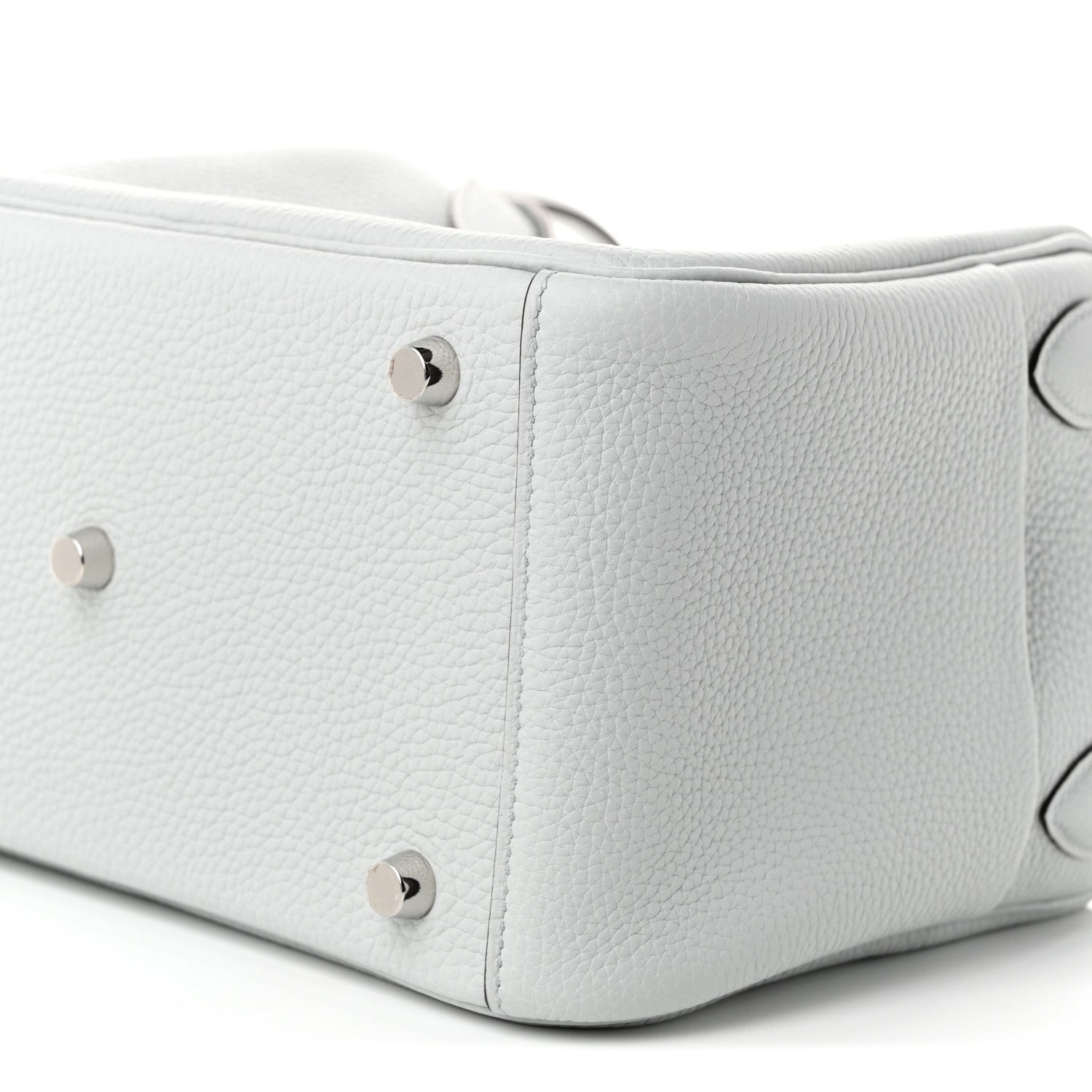 Hermes Taurillon Clemence Lindy 26 Bleu Pale 10 of 10
