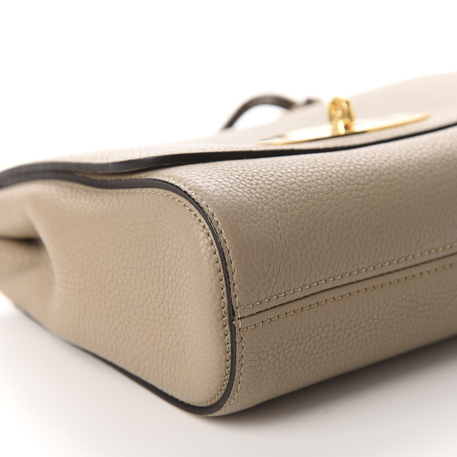 Mulberry Small Classic Grain Calfskin Small Lily Flap Solid Grey 6 of 9