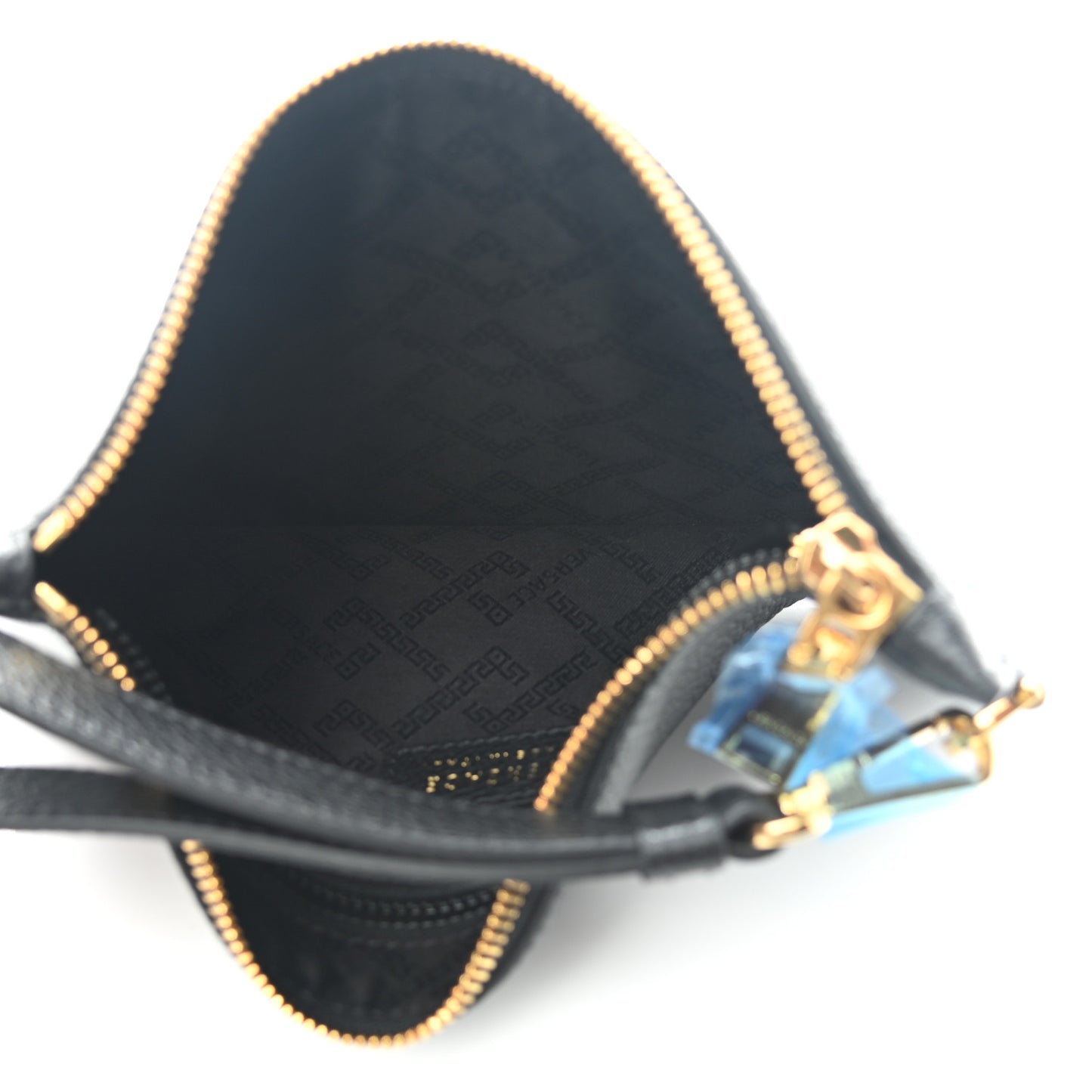 Grained Calfskin La Medusa Pouch Black