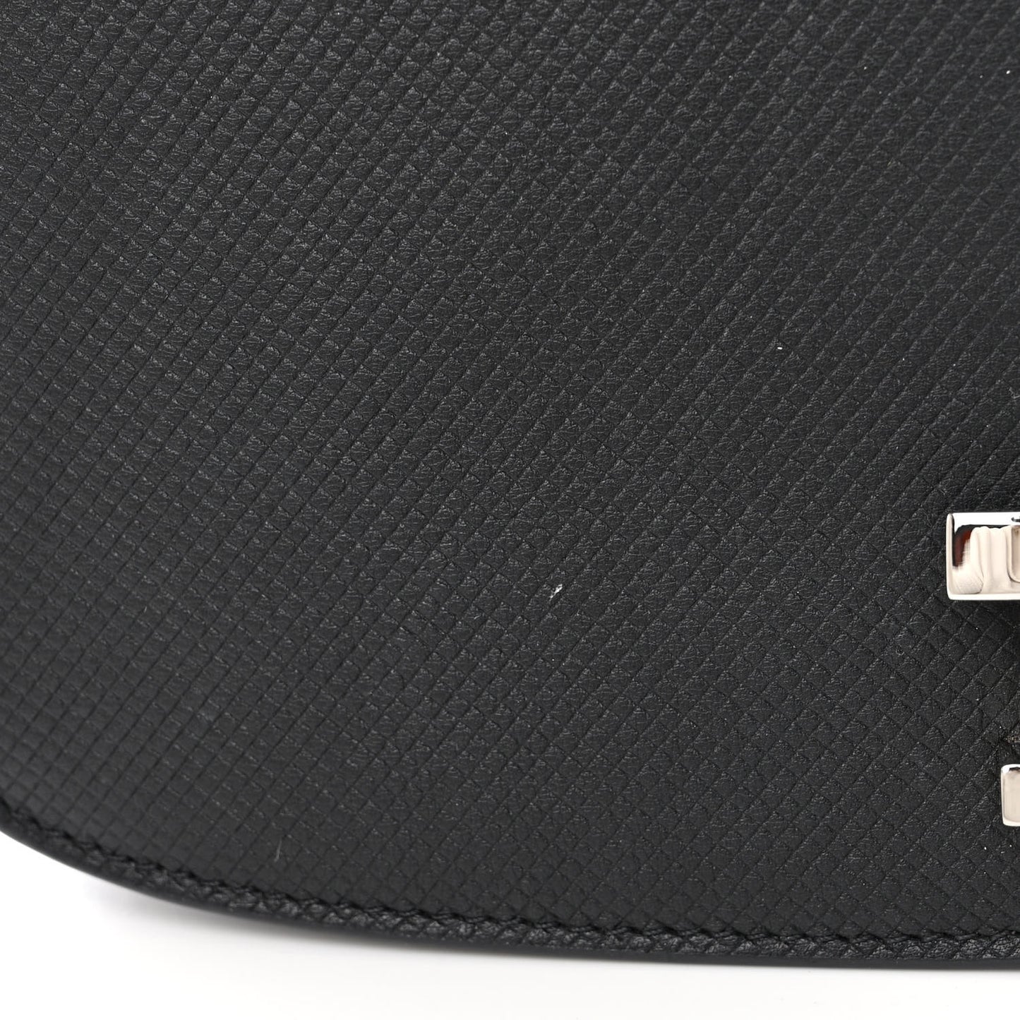 Stamped Saddle Calfskin The Sofia 8.75 Crossbody Black