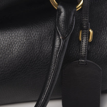 Prada Vitello Daino Tote Black 11 of 16