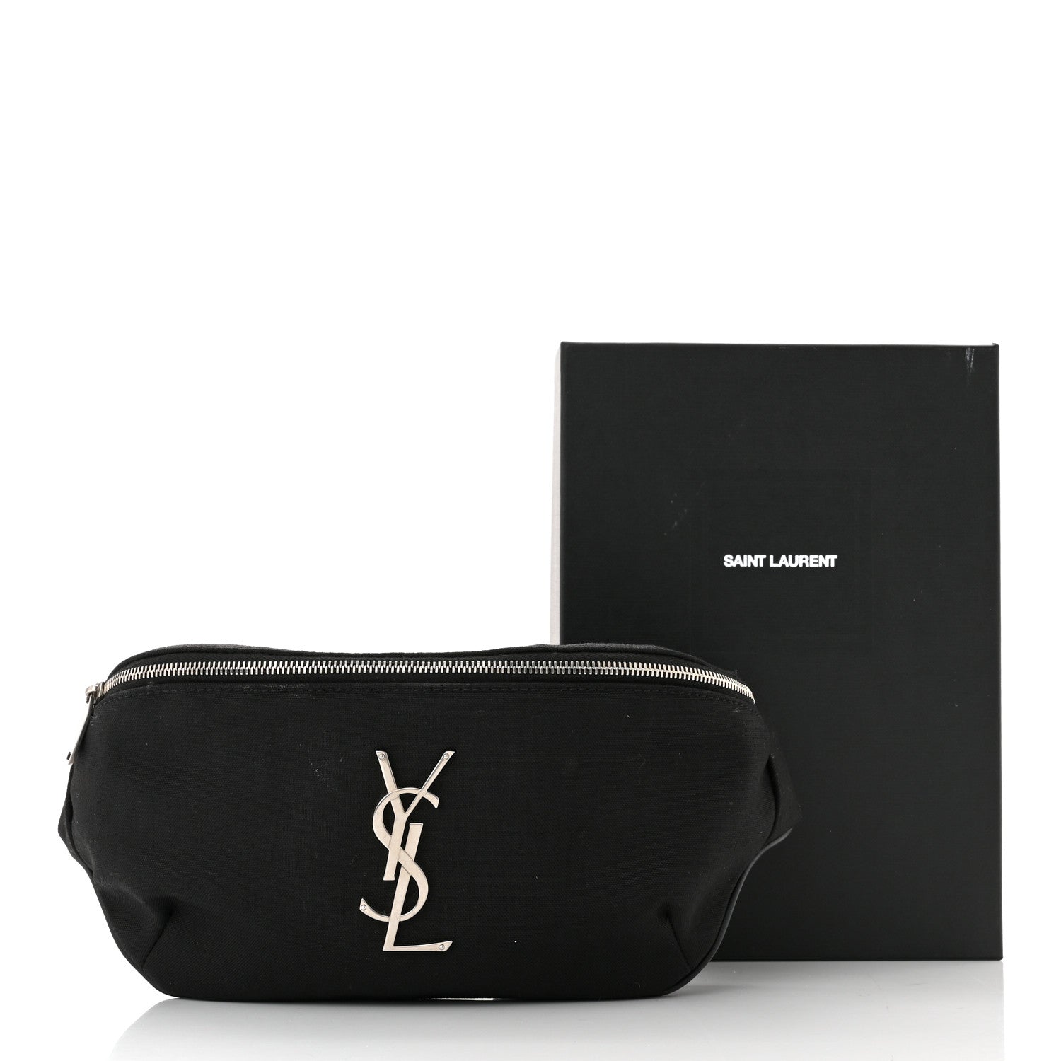 Saint Laurent Canvas Monogram Belt Bag Black 10 of 10
