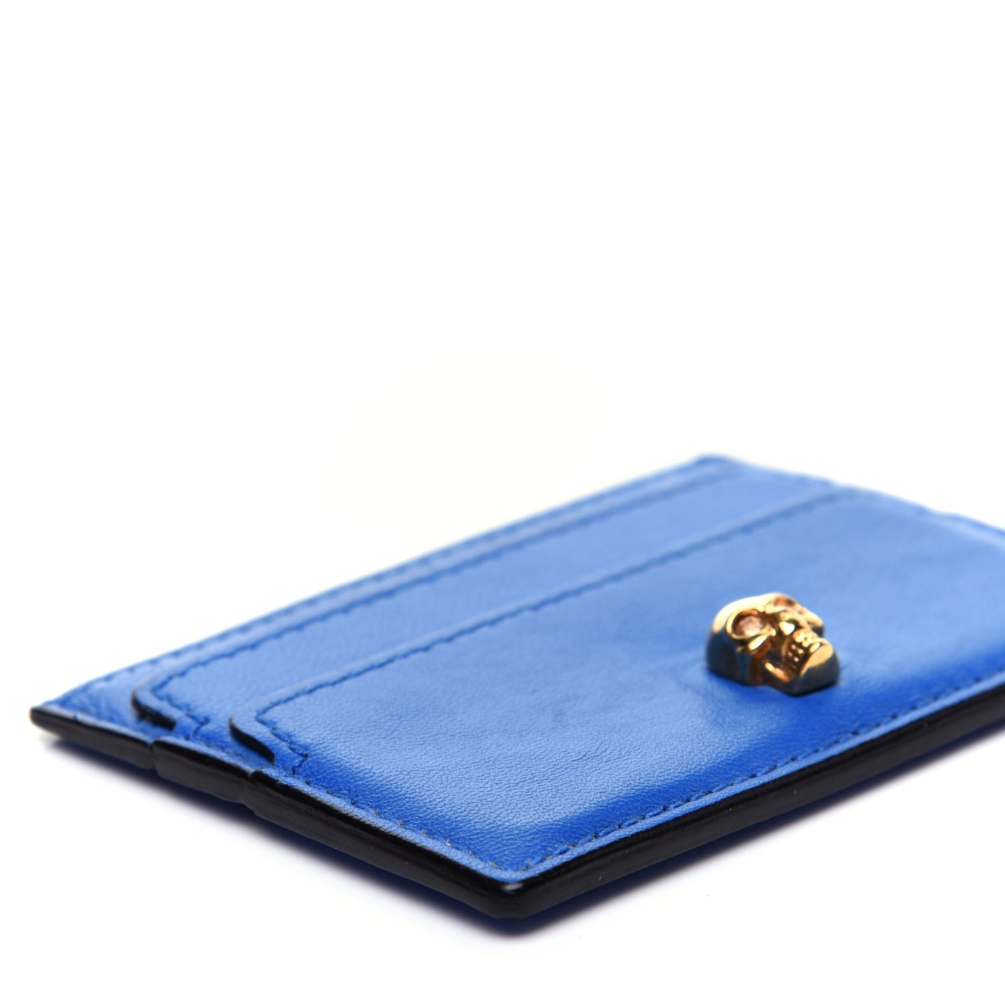 Skull Card Holder Blue