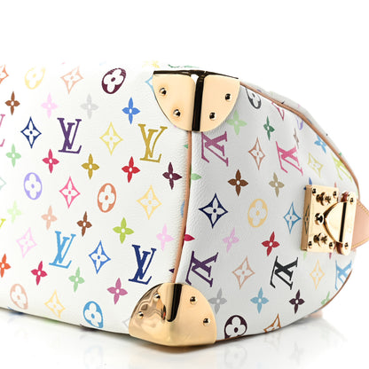 Louis Vuitton Monogram Multicolor Speedy 30 White 7 of 9