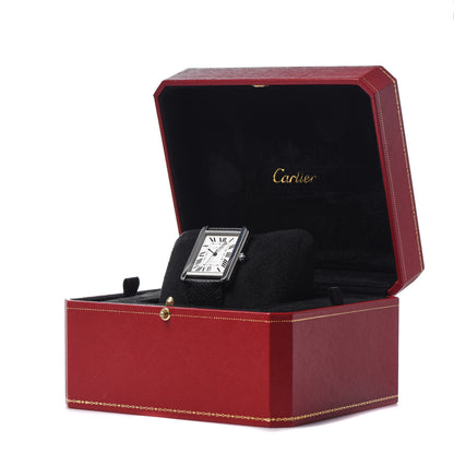 Cartier Stainless Steel Calfskin 31mm Tank Solo Automatic Watch 8 of 8