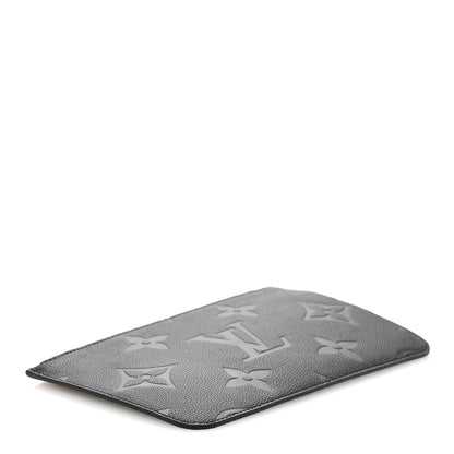 Louis Vuitton Empreinte Monogram Giant Neverfull MM Pochette Black 4 of 8