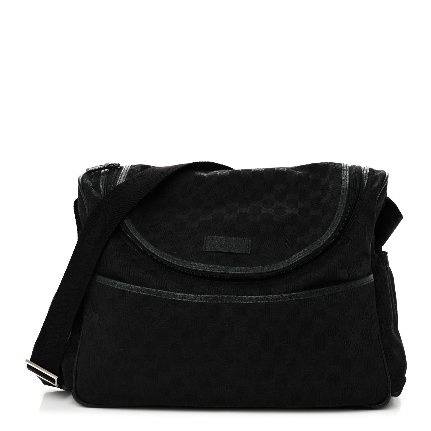 Gucci Monogram Large Diaper Bag Black 1 of 11
