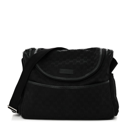 Gucci Monogram Large Diaper Bag Black 1 of 11