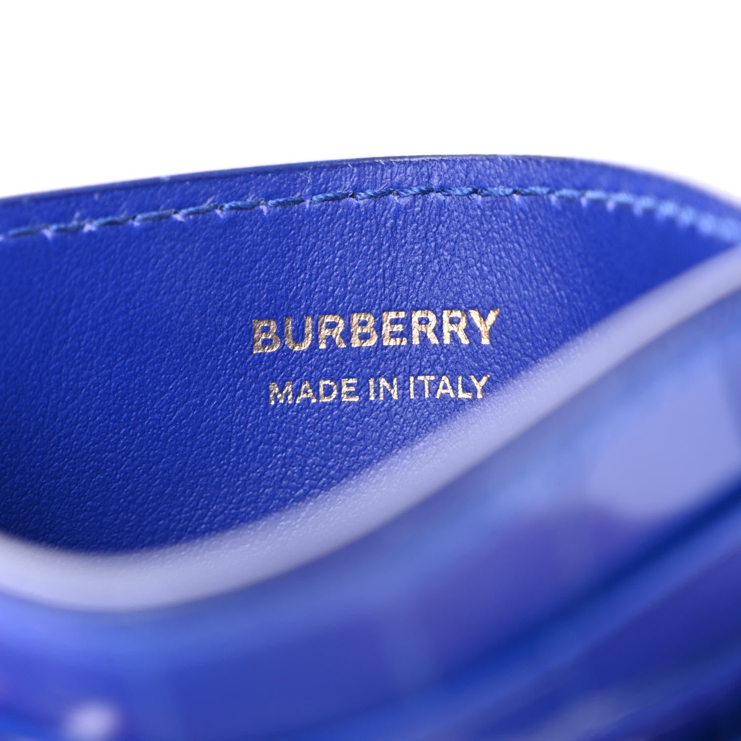 Burberry Calfskin Crocodile Embossed TB Card Case Knight 6 of 7