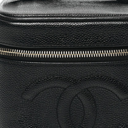 Chanel Caviar Vanity Cosmetic Case Black 9 of 12