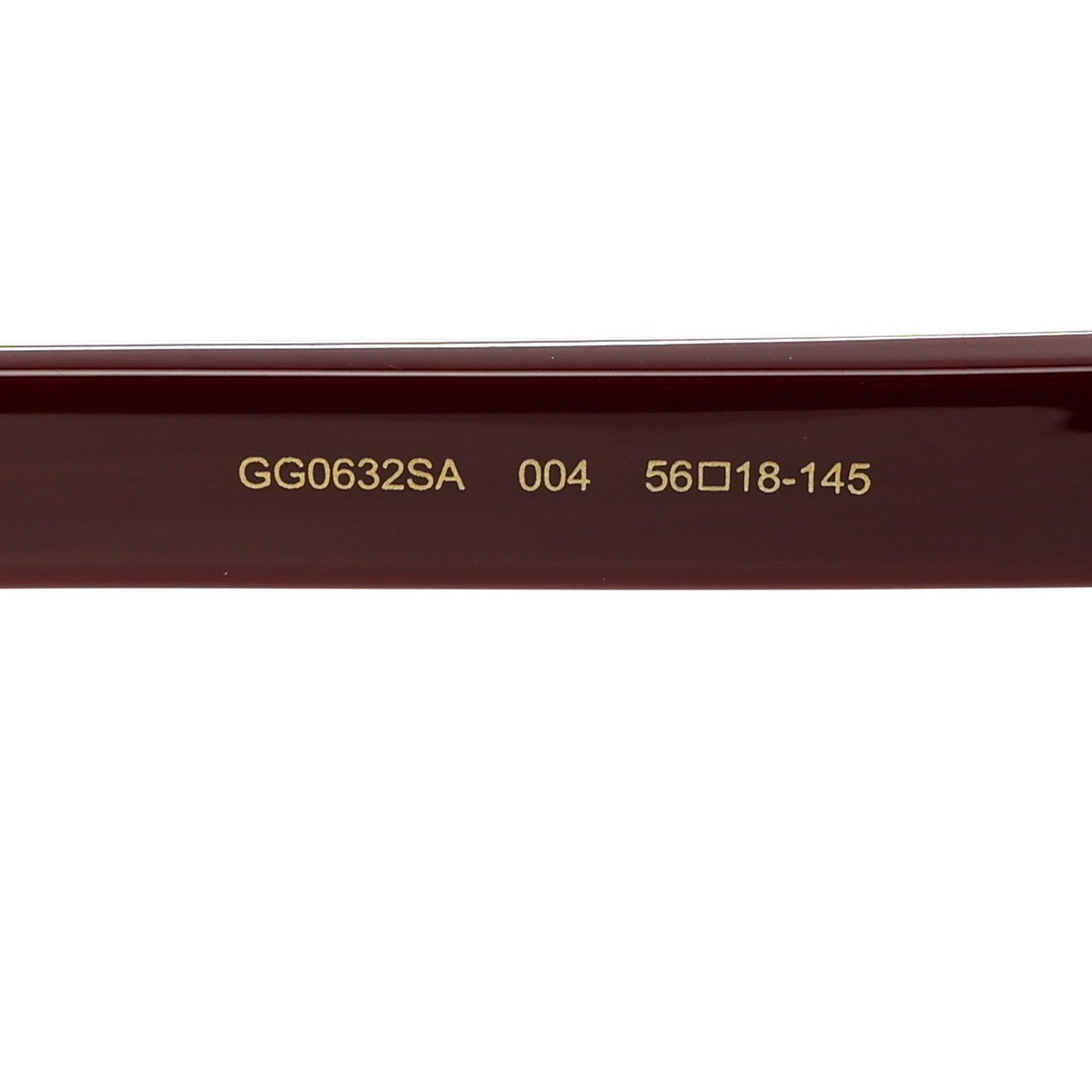 Gucci Acetate Square Frame GG0632SA Sunglasses Burgundy 5 of 8