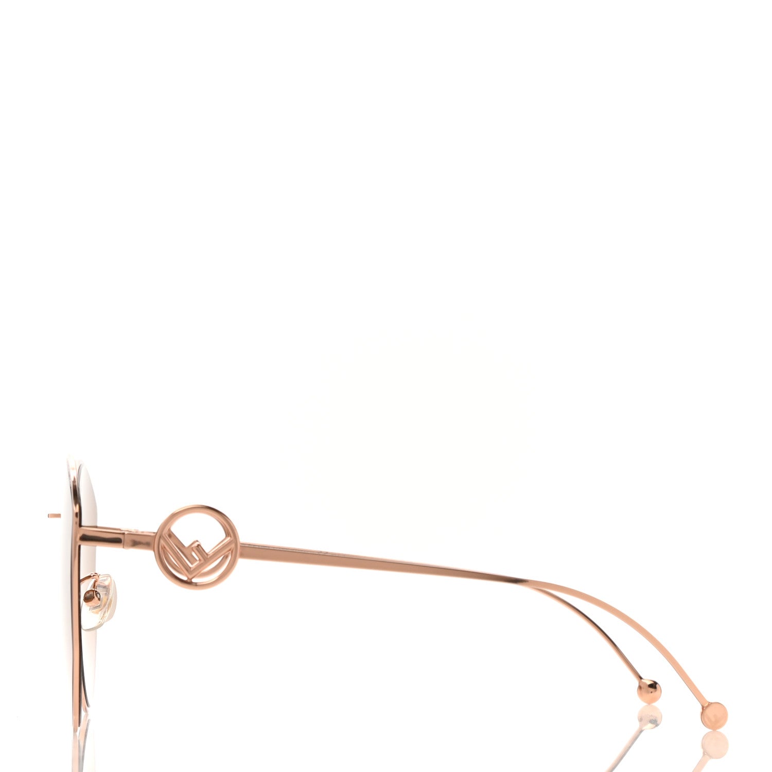 Fendi Metal F is Fendi Sunglasses FF 0335/F/S Gold 3 of 6
