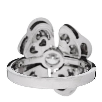 Bulgari 18K White Gold Diamond Fiorever Pave Ring 54 6.75 4 of 7