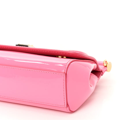 Dolce & Gabbana Patent Small Miss Sicily Satchel Pink 9 of 9