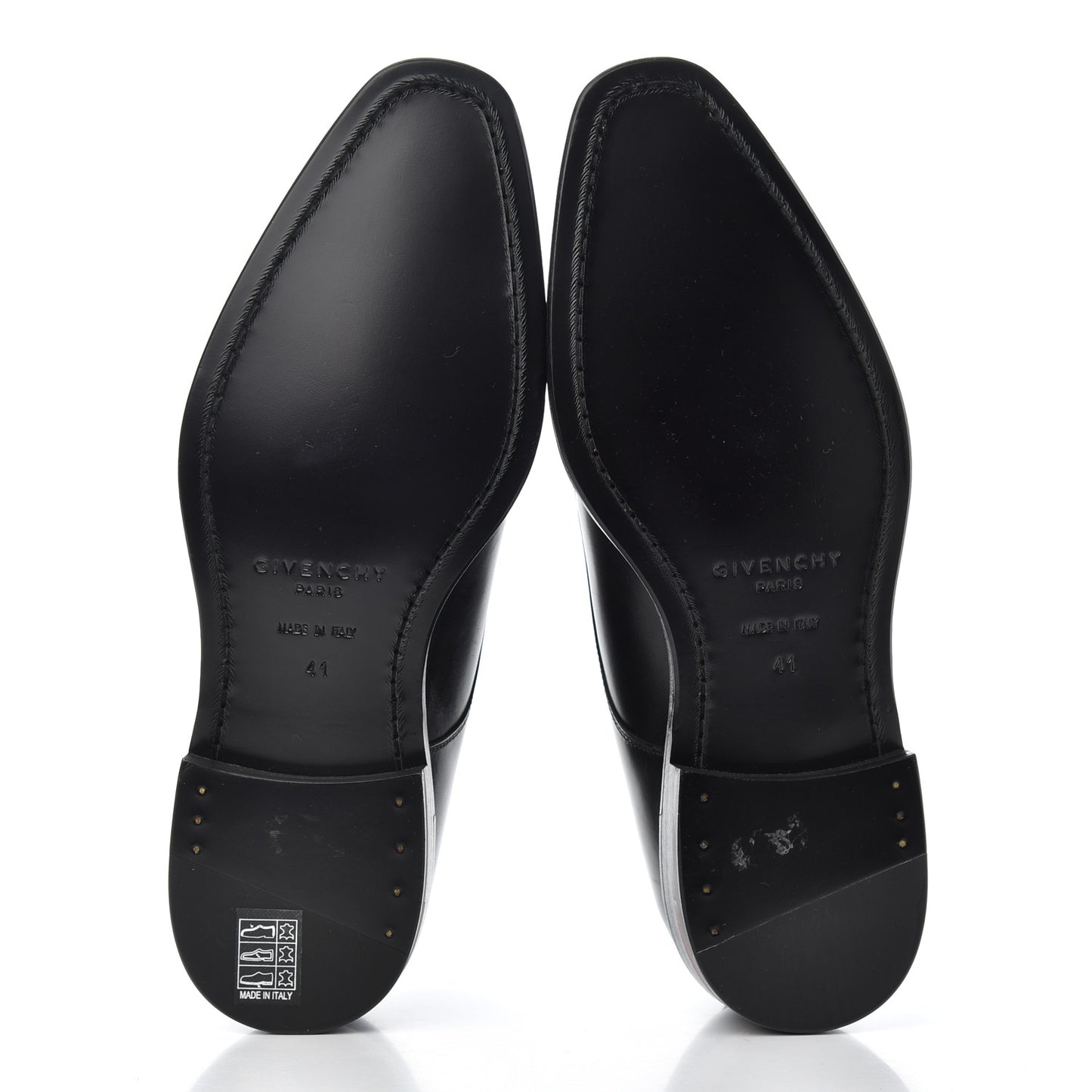 Calfskin Mens Kline Lace Up Derby Shoes 41 Black