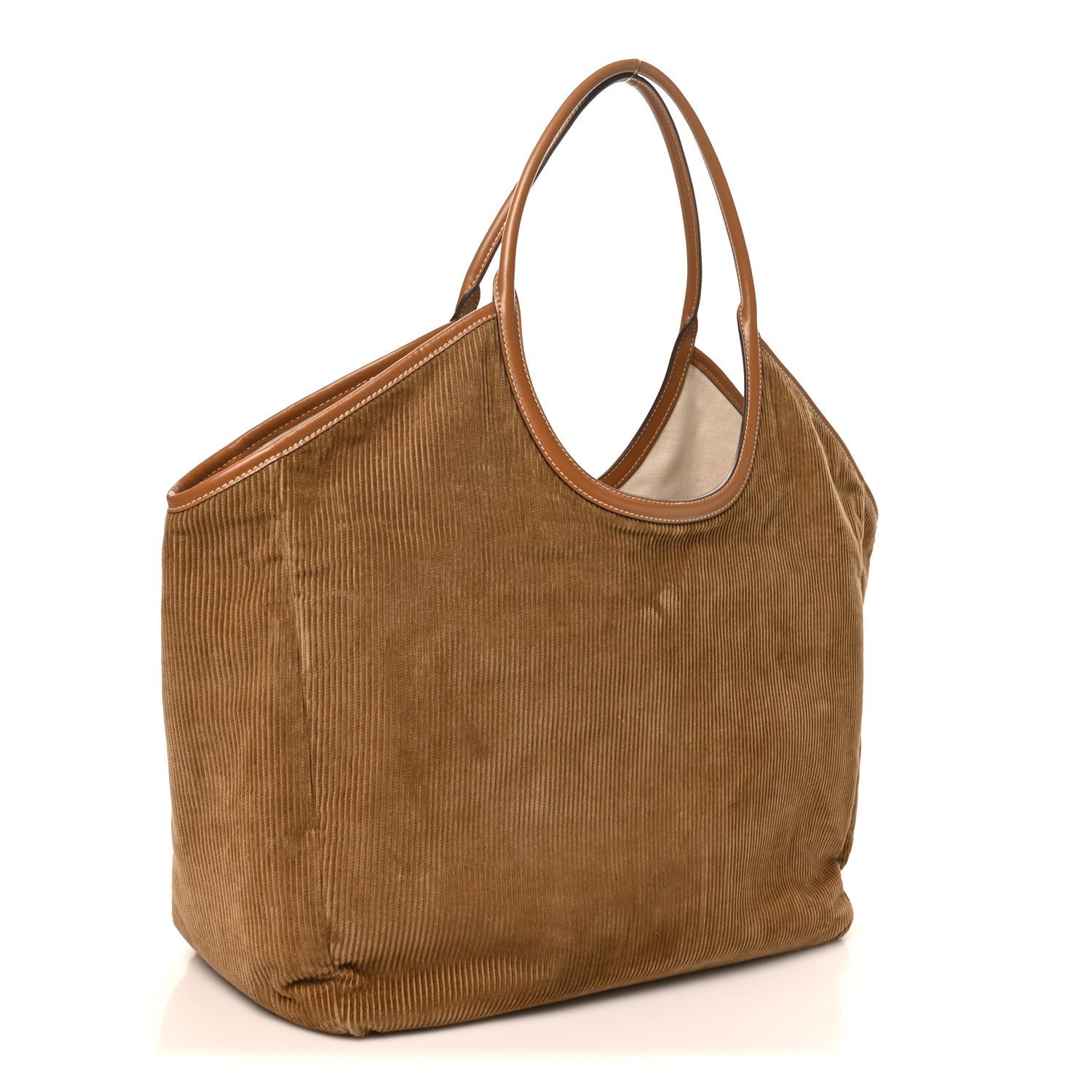 Miu Miu Corduroy Large Ivy Tote Bag Cannella 3 of 9