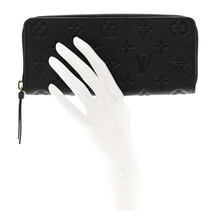 Louis Vuitton Empreinte Clemence Wallet Black 2 of 7
