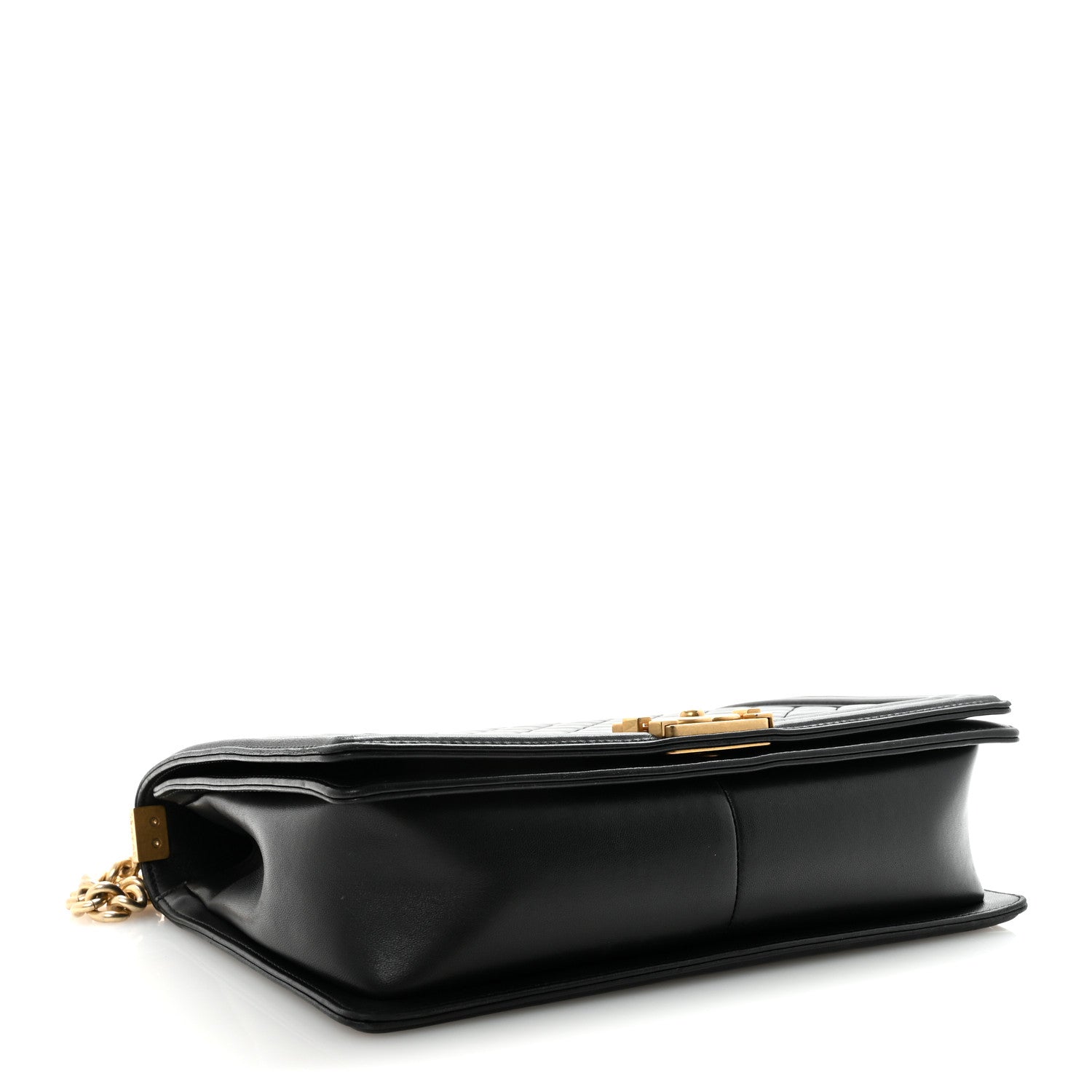 Chanel Lambskin Quilted Large Boy Flap Black 4 of 10