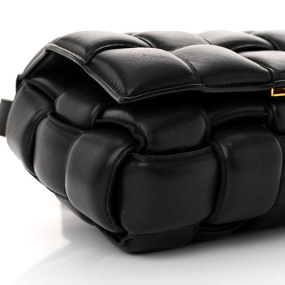 Bottega Veneta Nappa Maxi Intreccio Padded Cassette Crossbody Bag Black 9 of 16