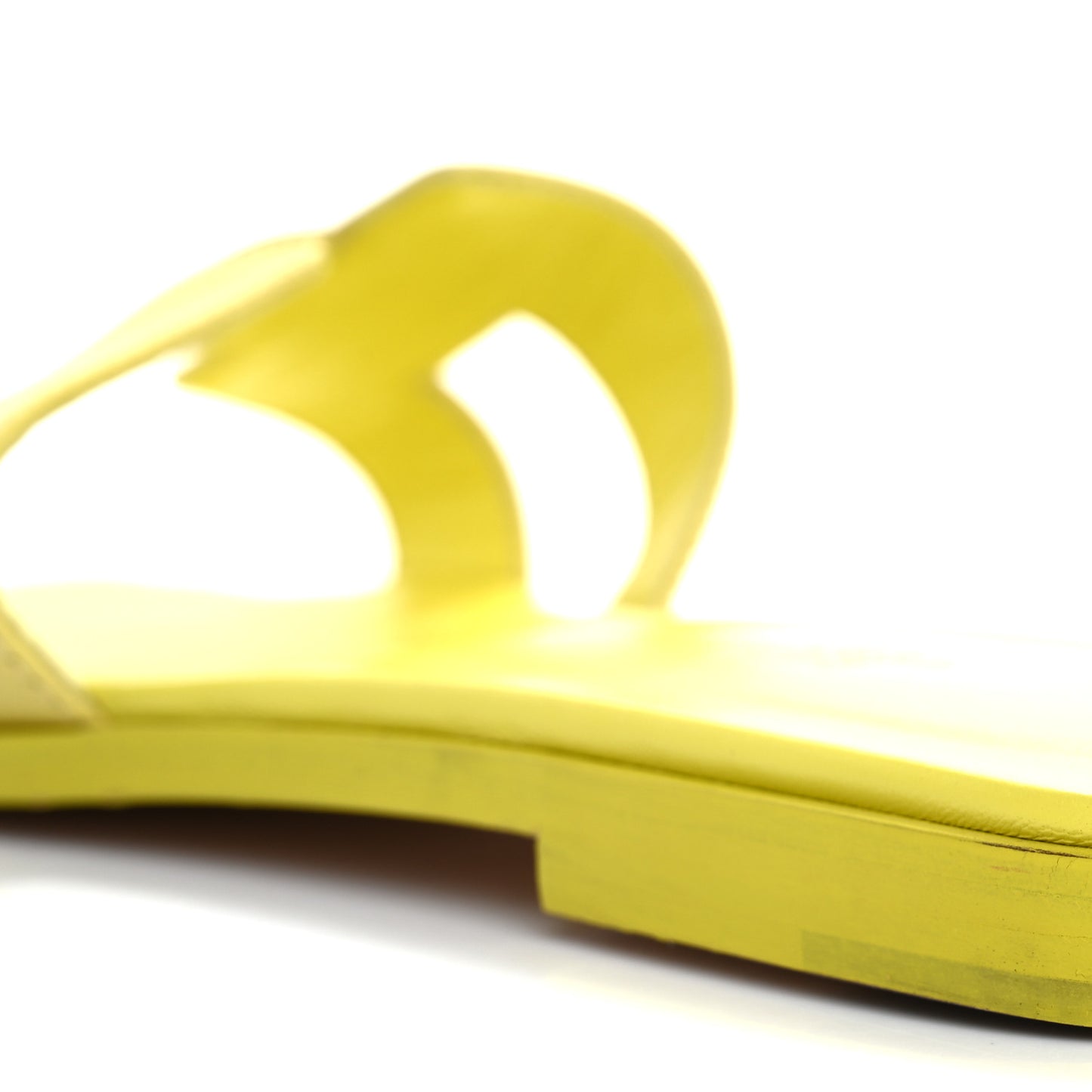 Epsom Oran Sandals 38.5 Jaune Pollen
