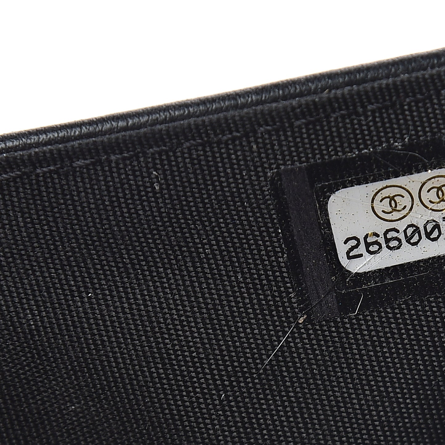 Goatskin Stitched Small Golden CC Flap Wallet Black