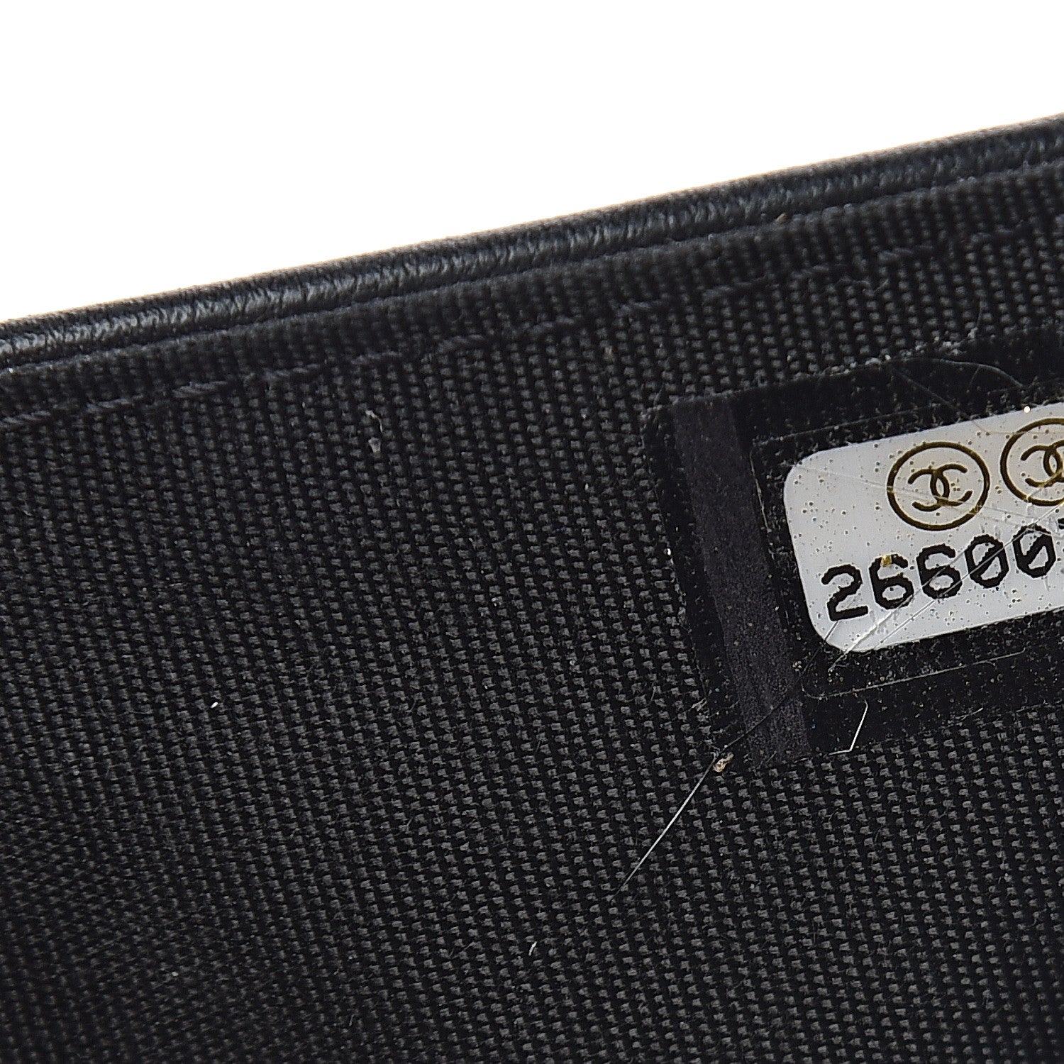Chanel Goatskin Stitched Small Golden CC Flap Wallet Black 7 of 7