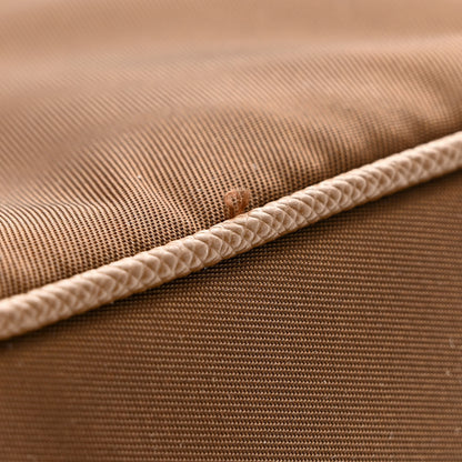 Prada Tessuto Nylon Saffiano Re-Edition 2005 Shoulder Bag Cacao 15 of 15