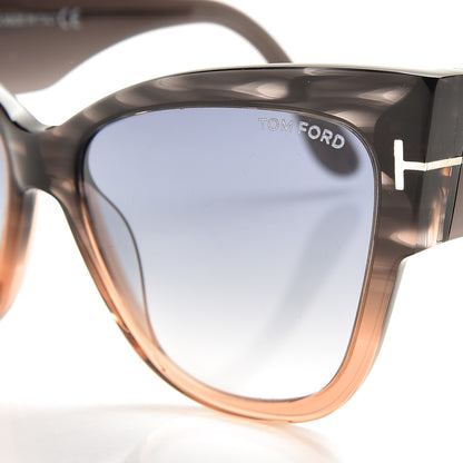 Tom Ford Anoushka Sunglasses TF371 Melange Grey Peach 7 of 8