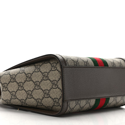 Gucci GG Supreme Monogram Small Ophidia Tote Bag Brown 8 of 9