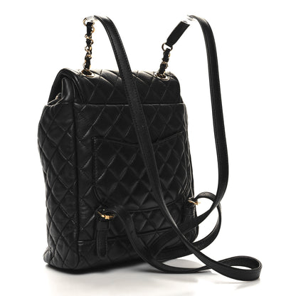 Chanel Lambskin Quilted Small Urban Spirit Backpack Black 3 of 11