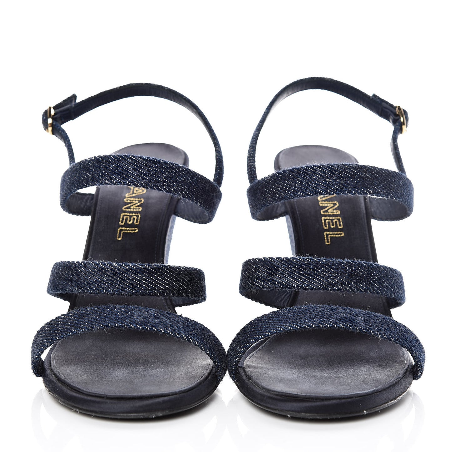 Denim Sandals 41 Dark Blue