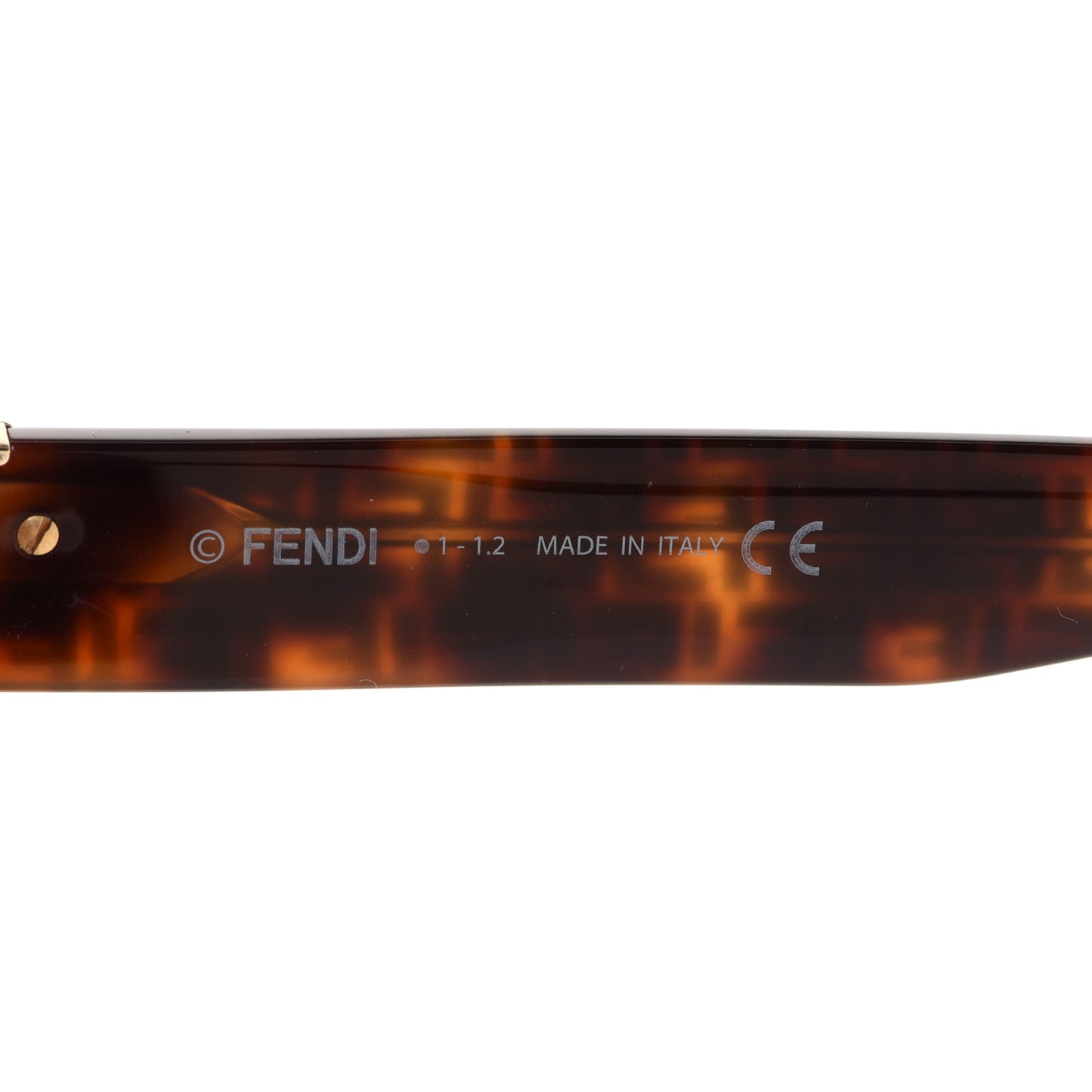 Acetate Fendi Bold Sunglasses FE40036U Havana Black