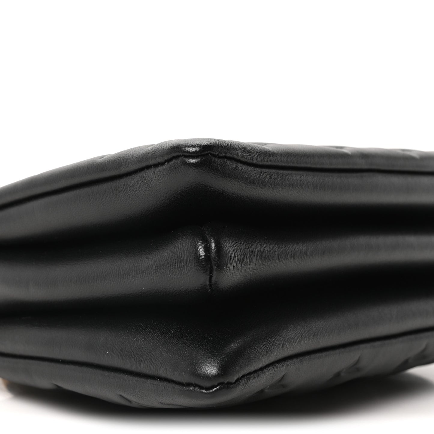 Lambskin Embossed Monogram Coussin BB Black