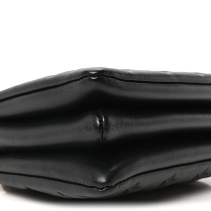 Louis Vuitton Lambskin Embossed Monogram Coussin BB Black 8 of 9