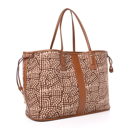 MCM Visetos Large Liz Reversible Shopper Tote Cognac 14 of 19