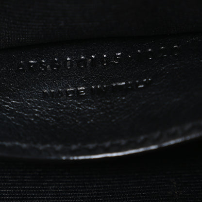 Saint Laurent Suede Mixed Matelasse Triquilt Medium Monogram Envelope Satchel Algae 7 of 10